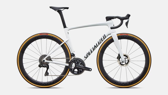 Specialized Tarmac SL9 S-Level Shimano Dura-Ace Di2 2027 in Gloss White Silver Metallic and Tarmac Black