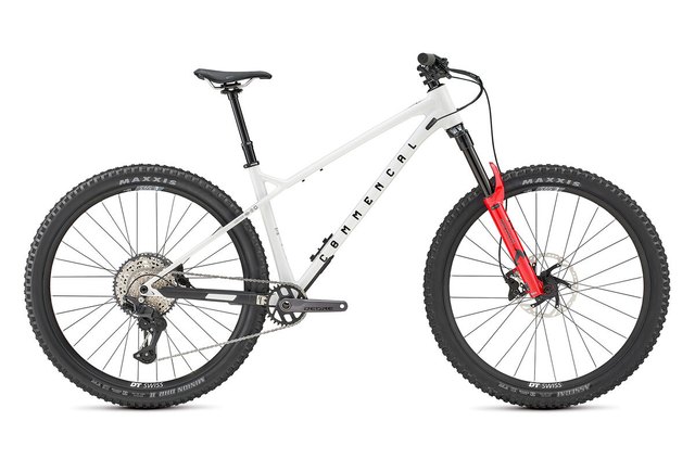 COMMENCAL META HT V3 MARZOCCHI in Pure White, side view