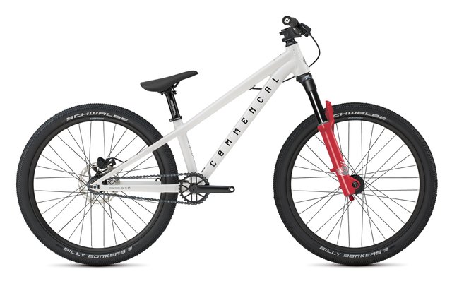 COMMENCAL ABSOLUT 24 Pure White dirt jump bicycle, side view