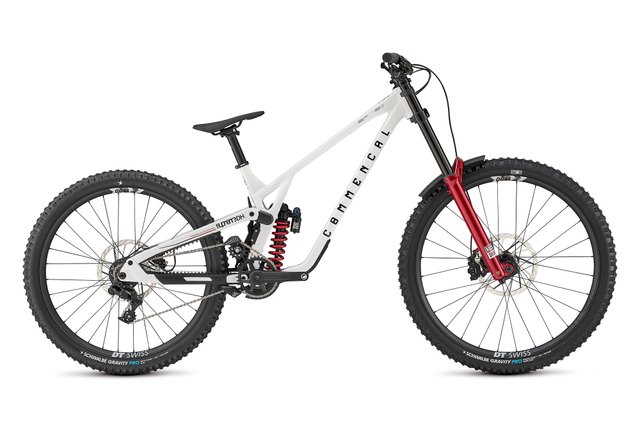 Commencal Supreme DH V5.2 RockShox Pure White downhill bicycle