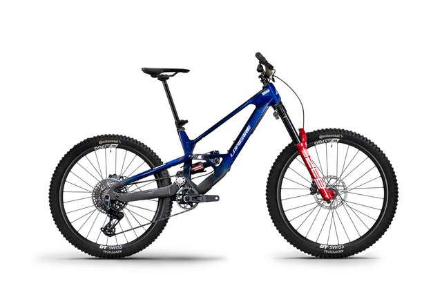 Lapierre Spicy CF Team translucent hex blue glossy bicycle
