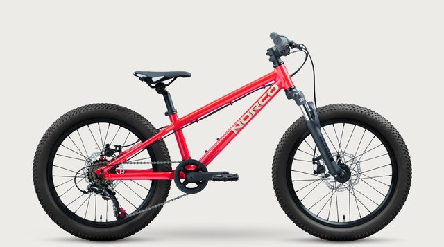 Norco Storm 20 in red, side view