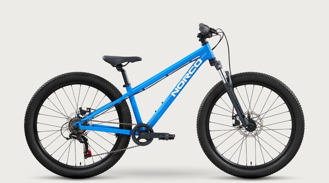 Norco Storm 24 in blue, side view