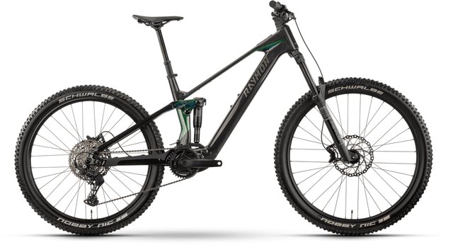 RAYMON Tarok Comp carbon full-suspension electric mountain bike in black