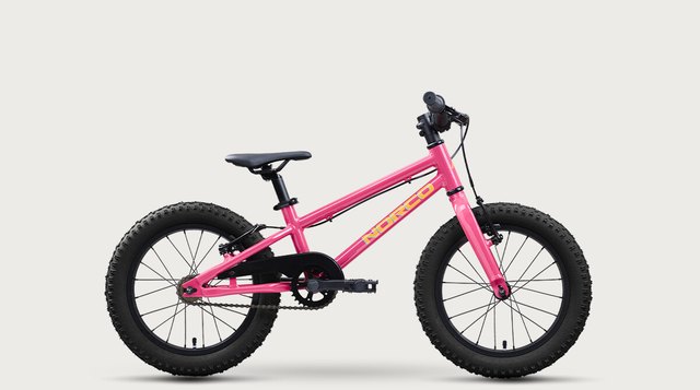 Norco Storm 16 in magenta, side view