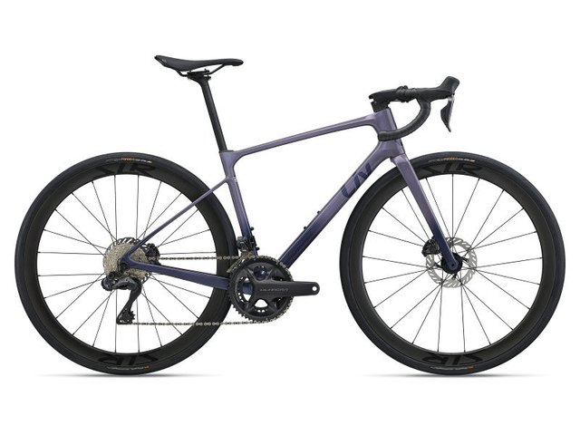 Liv Avail Advanced-Ui2 Violet Flare endurance road bicycle, side view