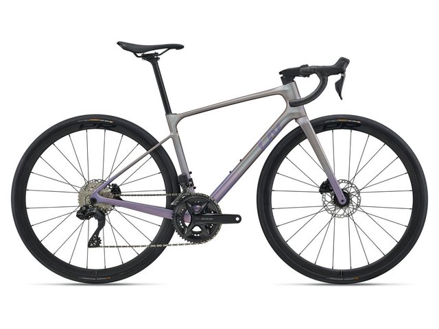 2027 Liv Avail Advanced 1 endurance road bicycle in shell white, side view