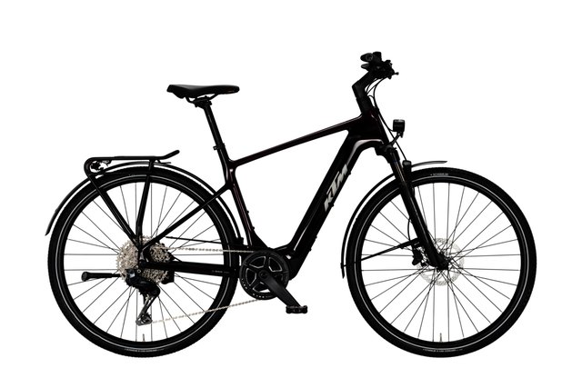 KTM MACINA SPORT SX ELITE DI2 red-carbon electric trekking bicycle