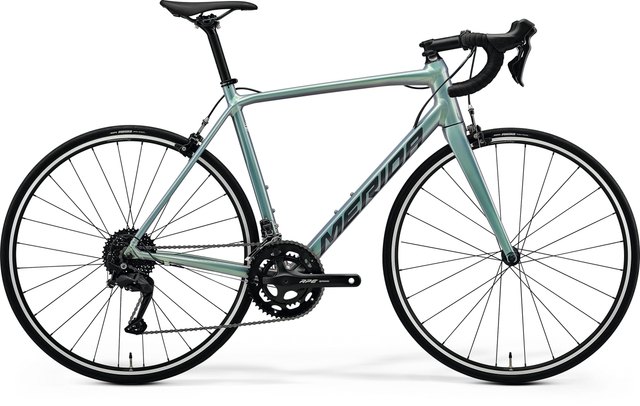 Merida Scultura RIM 100 in Blue Green Clear Coat Silver
