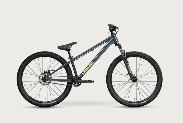 2027 Norco Rampage 2 dirt jump bicycle in navy grey, side view