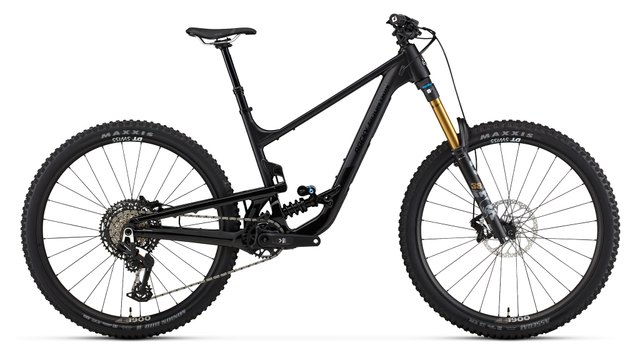 Rocky Mountain Altitude Alloy 70 black mountain bicycle, side view