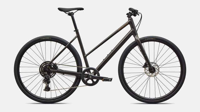 2027 Specialized Sirrus X 2.0 Step-Through in Gloss Metallic Obsidian