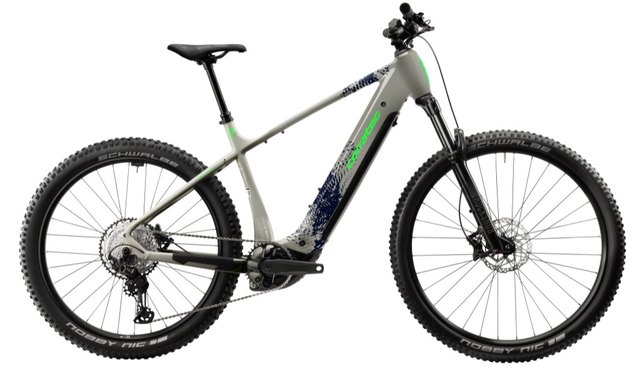 Corratec E-Power X-Vert Elite 7 Gent in Grey Silver, Dark Blue, Neon Green