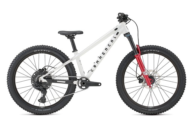 COMMENCAL META HT 24 Pure White kids mountain bike, side view