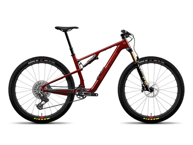 Santa Cruz Blur X0 AXS RSV Gloss Tart Cherry bicycle
