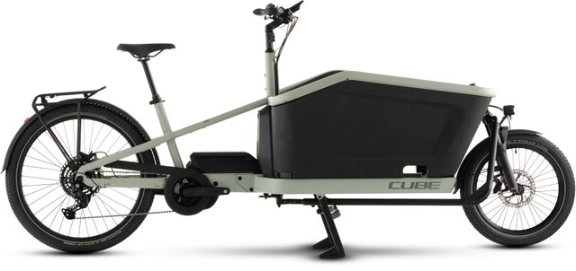 CUBE Cargo Hybrid 800 pea and reflex electric cargo bicycle