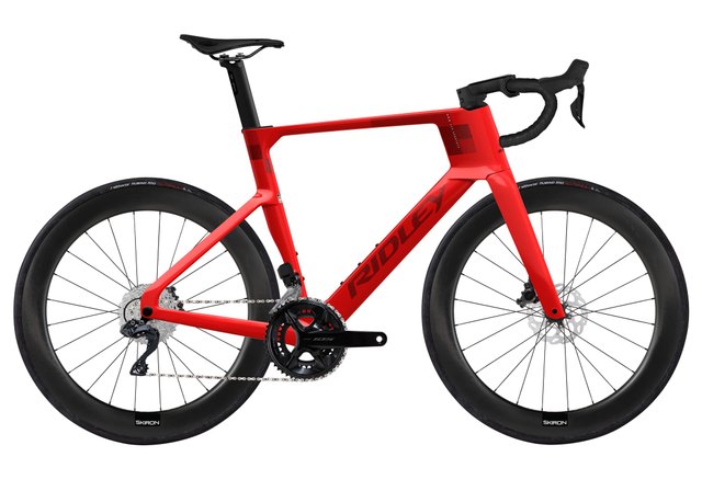 Ridley Noah 3.0 red road bicycle reference image; pictured assembly may differ