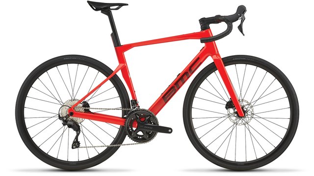 BMC Roadmachine THREE endurance road bicycle in Vibrant Red