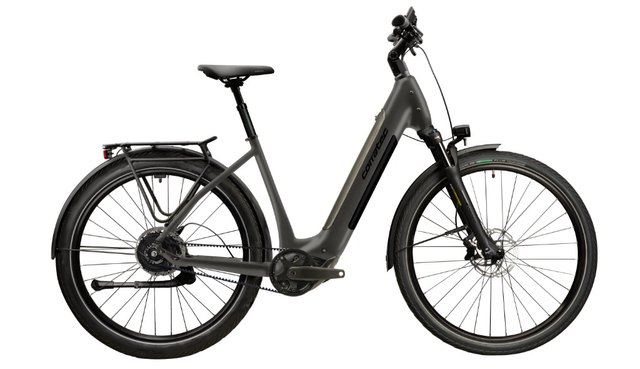 Corratec E-Power Trekking 28 PX7 Belt Wave Dark Grey, Black, side view