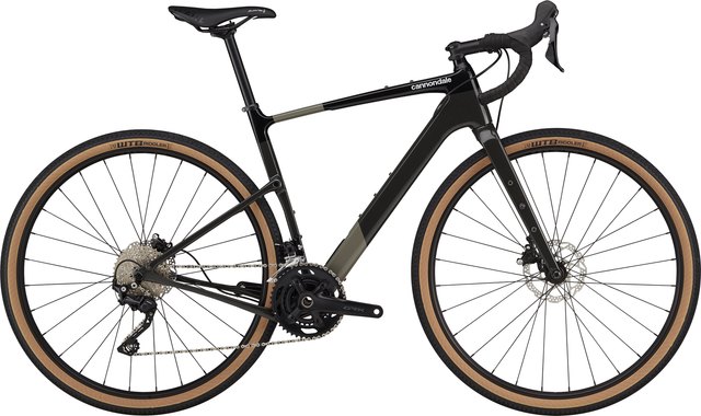 Cannondale Topstone Carbon 4 in Smoke Black, drive-side view