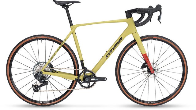 Stevens Super Prestige Rival Fenland Green cyclocross bicycle side view
