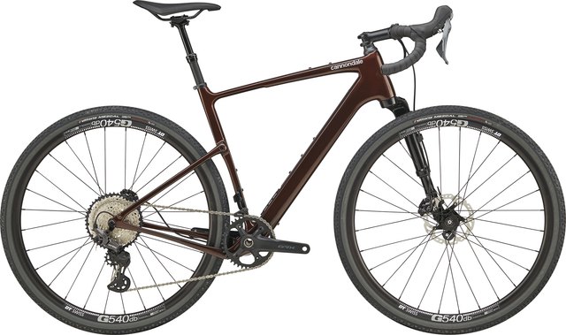 Cannondale Topstone Carbon 2 Lefty C15203U in Caffeine, official side view