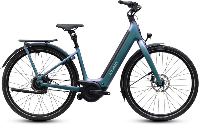 Cube Supreme Hybrid C:62 Deluxe SLX 600 polarlight n grey electric city bicycle