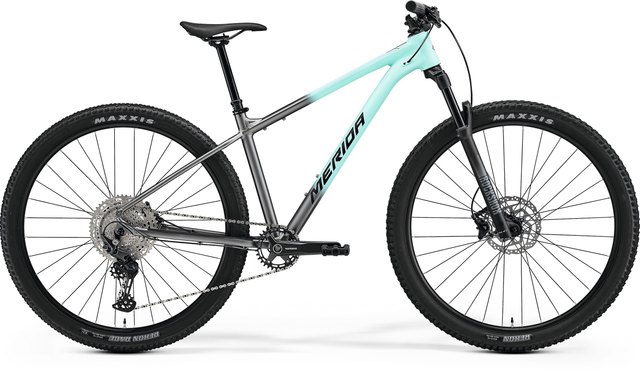 Merida BIG.NINE 400 mountain bicycle in silk teal and gunmetal grey
