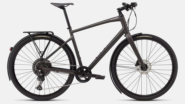 2026 Specialized Sirrus X 4.0 EQ Satin Metallic Obsidian fitness bicycle