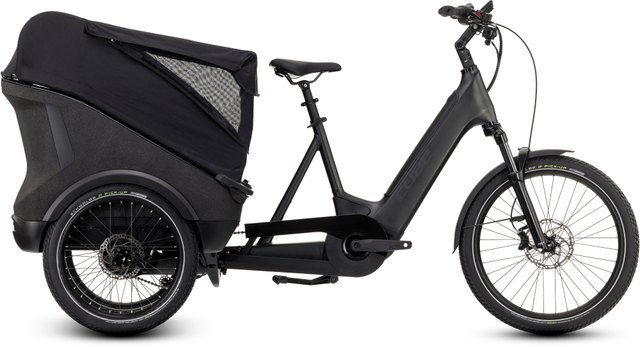 Cube Trike Cargo Hybrid 750 grey n reflex side view