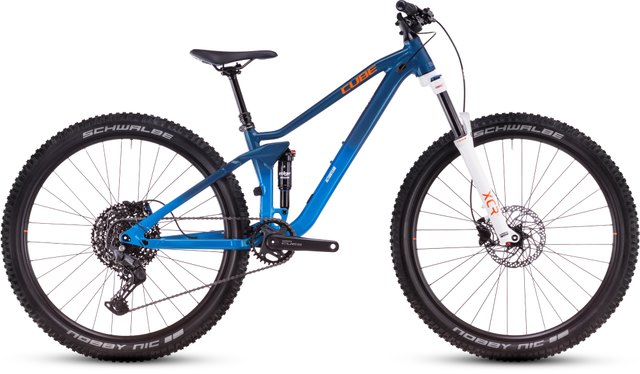 CUBE Stereo ONE22 Rookie actionteam full suspension bicycle, side view