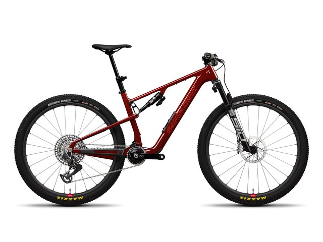 Santa Cruz Blur XX AXS Race FA RSV 2027 Gloss Tart Cherry mountain bicycle