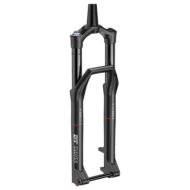 DT Swiss F 535 ONE 140 mm Suspension Fork. Manufacturer reference photo; color and size may vary.