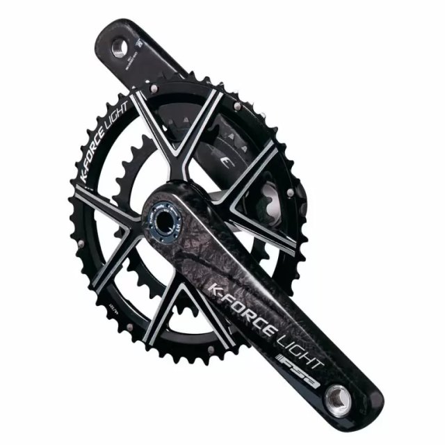 FSA K-Force Modular BB386EVO 2x Crankset. Manufacturer reference photo; color and size may vary.