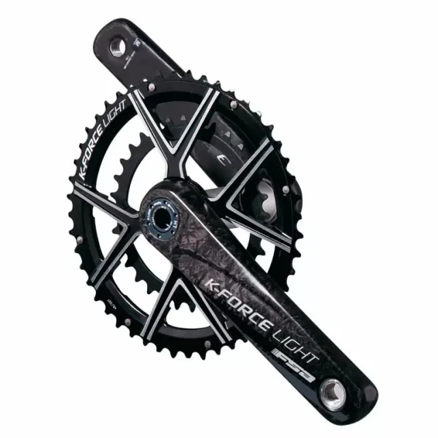 FSA K-Force Modular BB386EVO 2x Crankset. Manufacturer reference photo; color and size may vary.
