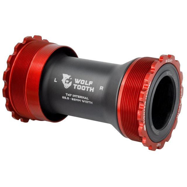 Wolf Tooth Components T47 Internal Bottom Bracket. Manufacturer reference photo; color and size may vary.