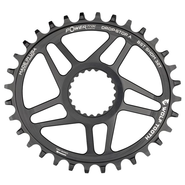 Wolf Tooth Components Oval Direct Mount Chainrings for Shimano Cranks. Manufacturer reference photo; color and size may vary.