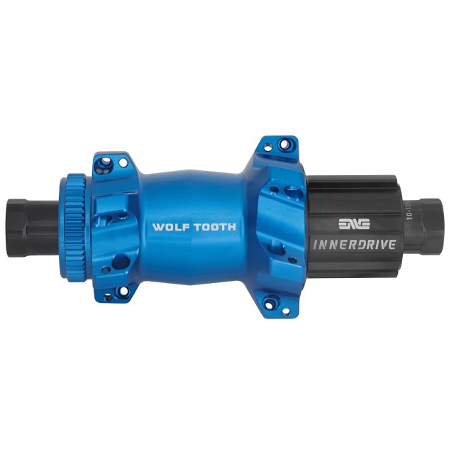 Wolf Tooth Components Road / Gravel Rear Hub - Straight Pull Centerlock. Manufacturer reference photo; color and size may vary.
