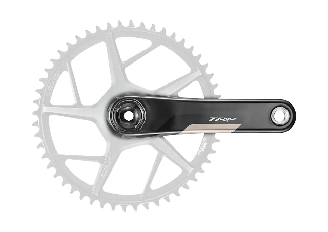 TRP TRP VISTAR Road Carbon Crankset, 30 mm Spindle. Manufacturer reference photo; color and size may vary.