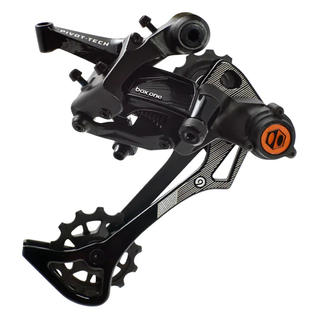 Box Components Box One Prime 9 X-Wide Rear Derailleur. Manufacturer reference photo; color and size may vary.