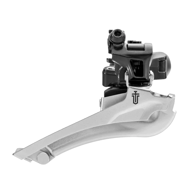 microSHIFT microSHIFT Sword Black 2x9 Band-Clamp Front Derailleur. Manufacturer reference photo; color and size may vary.