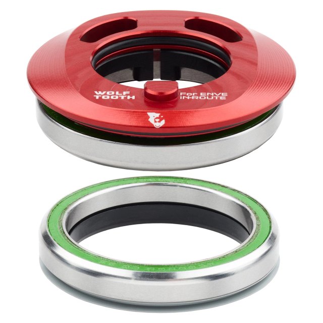 Wolf Tooth Components Wolf Tooth Premium IS52 Internal Aero Headset for ENVE IN-Route System. Manufacturer reference photo; color and size may vary.