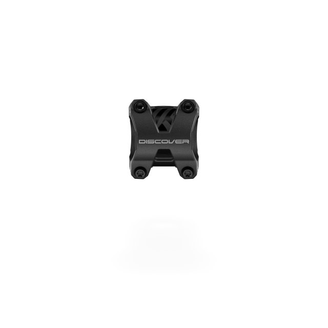 PRO Discover Stem 10 manufacturer front view of the handlebar clamp; stem length is not visible. Catalog variant: 60 mm.