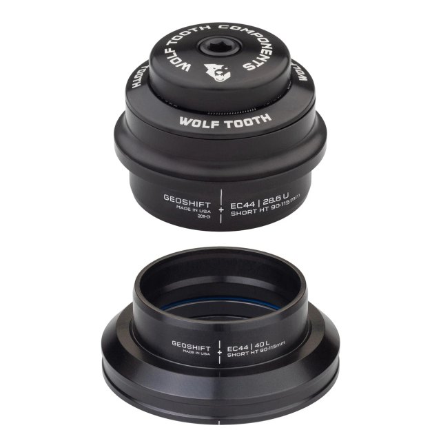 Wolf Tooth Components Wolf Tooth 1 Degree GeoShift Performance Angle Headset. Manufacturer reference photo; color and size may vary.