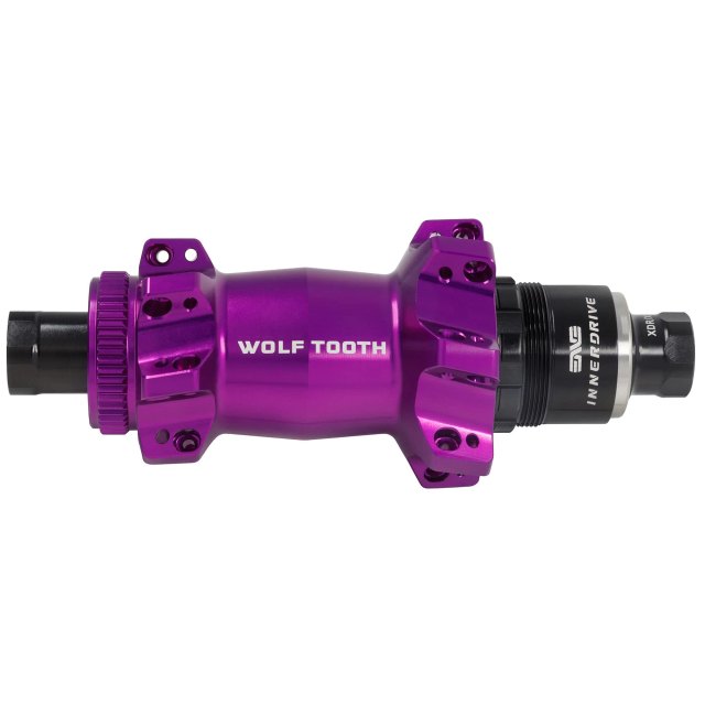 Wolf Tooth Components Mountain Rear Hub - Straight Pull Centerlock Boost. Manufacturer reference photo; color and size may vary.