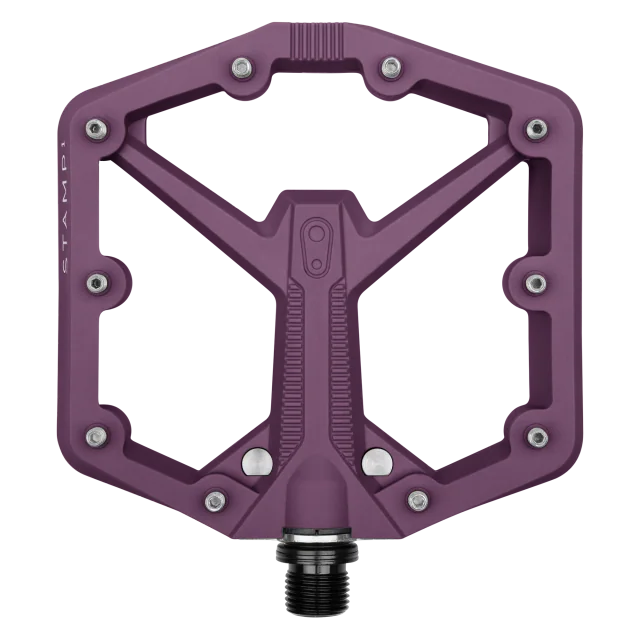 Crankbrothers Stamp 1 Gen 2 Large Composite Flat Pedal. Manufacturer reference photo; color and size may vary.