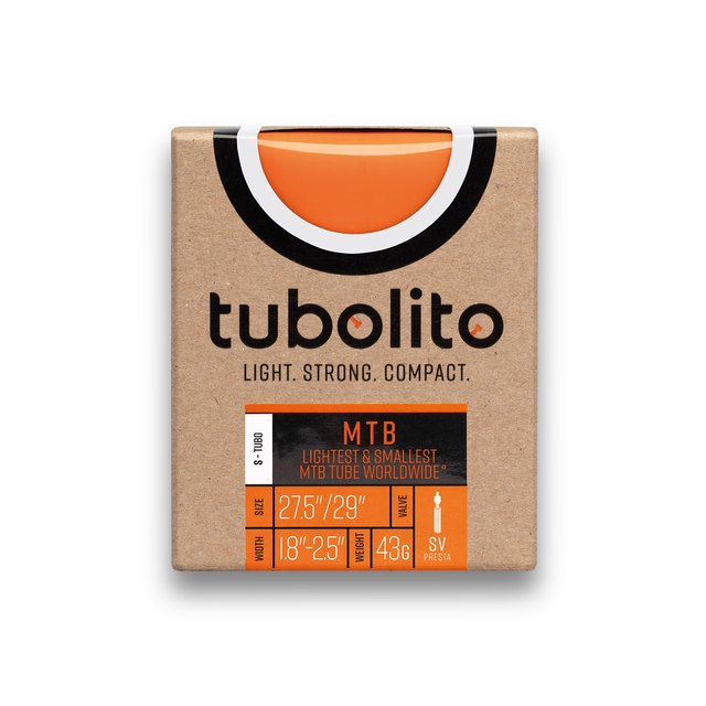 Tubolito S-Tubo-MTB TPU Inner Tube. Manufacturer reference photo; color and size may vary.