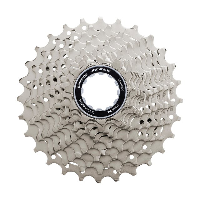 Shimano SHIMANO 105 CS-R7000 Cassette. Manufacturer reference photo; color and size may vary.