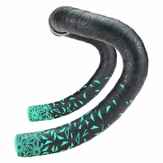 Supacaz Super Sticky Kush Star Fade 2.5 mm Bar Tape, Star Fade Celeste; 2200 mm length; 30 mm width; 2.5 mm thickness; manufacturer code BT-79