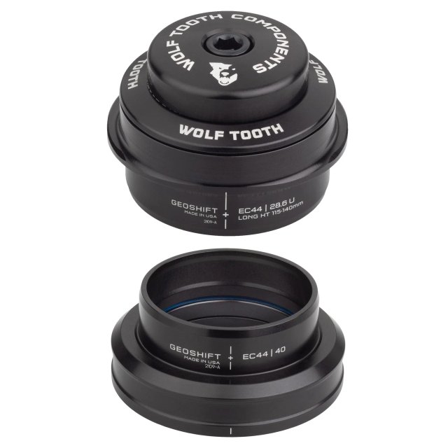 Wolf Tooth Components Wolf Tooth 2 Degree GeoShift Performance Angle Headset. Manufacturer reference photo; color and size may vary.